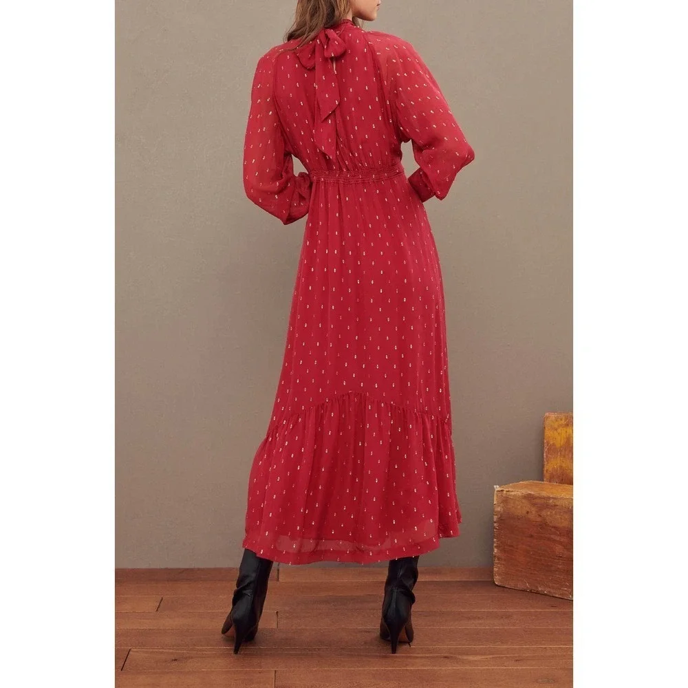 BA&SH Romy dot dress - Picture 3 of 12